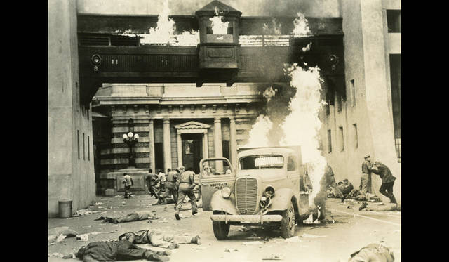 『真昼の暴動』（ジュールス・ダッシン監督／1947年／98分／35mm／白黒）