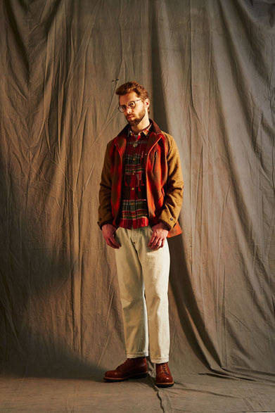 TWO-TONE HUNT JK 5万1624円、JQD CHECK SHIRTS 1万8144円、KEELMAN PANTS 2万520円