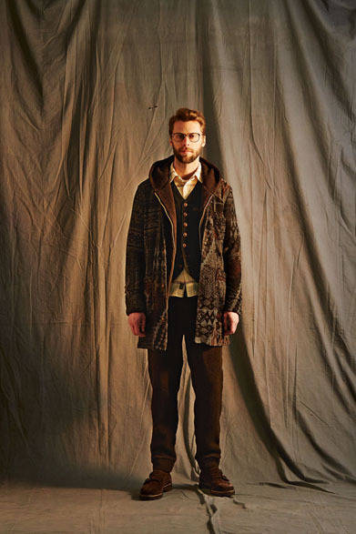 PILE JQD ATELIER COAT 2万3544円、VTG FLANNEL QUILT VEST 2万6784円、WOOL FLANNEL SHIRTS 2万3544円