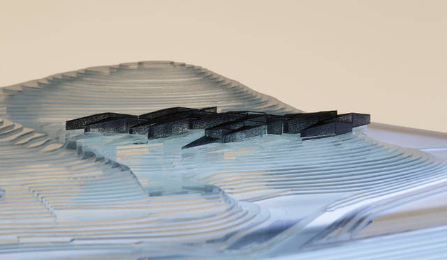 建築家・隈研吾氏の建築模型