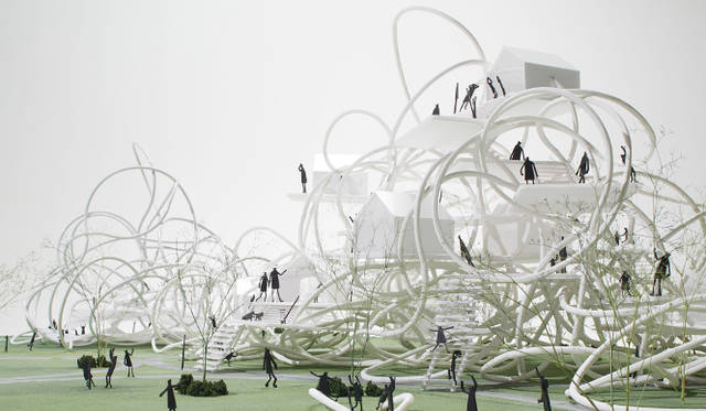 建築家・谷尻誠氏の建築模型