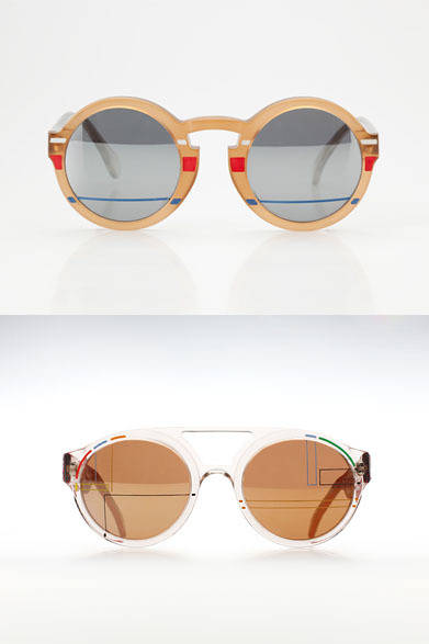 上／James Long × Lunettes Kollektion first edition、下／James Long × Lunettes Kollektion second edition