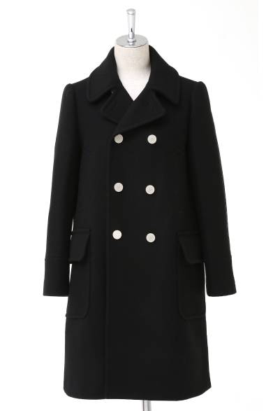ウールメルトンピーコート　8万5000円（税抜）　ネイビー、ブラック2色展開