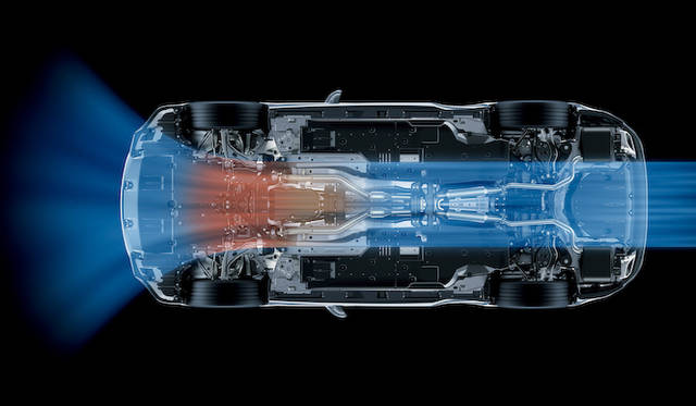 RCは、空気の流れで車両安定性を向上させる、空力操安という発想がもちいられている
