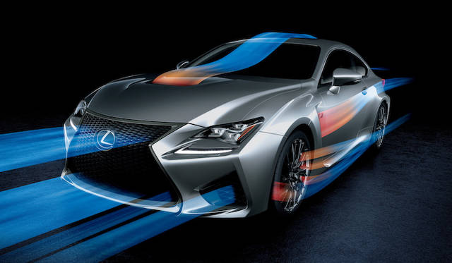 ボディの様々な部分に整流効果をあたえる、エアロパーツを装着