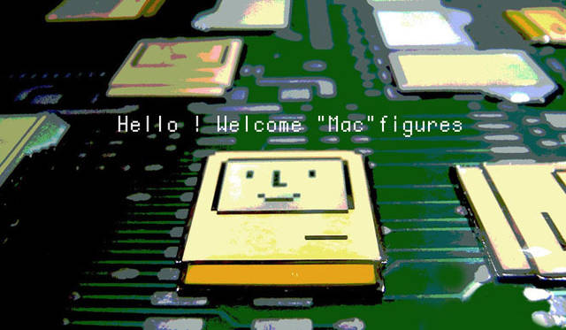 デザイン・アート・プロダクトの合同展示会「BAtoMA TRADESHOW」　インスタレーション「welcome “Mac” figures（ウェルカム“マック”フィギュア）」