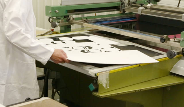 ロンシャンのアトリエでの製作風景