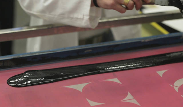 ロンシャンのアトリエでの製作風景