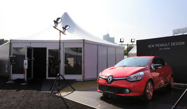 TOKYO DEDIGNERS WEEK 2014 に設置された、ルノー パビリオン
