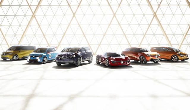 ルノーの新デザイン戦略「サイクル オブ ライフ」にもとづきつくられた、6台のコンセプトモデル