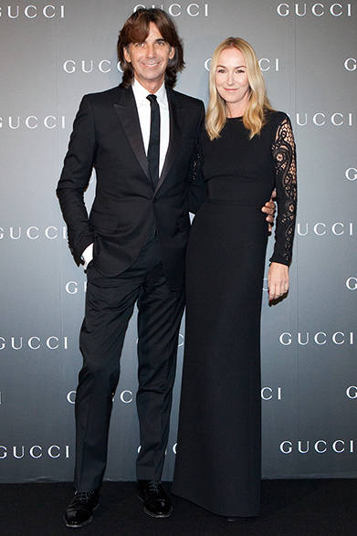 グッチの社長兼CEO パトリツィオ・ディ・マルコとクリエイティブ・ディレクター フリーダ・ジャンニーニ<br />©Courtesy of Gucci