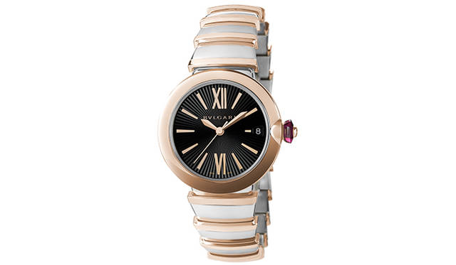 文字盤にロジウム加工を施したローマンインデックス仕様。