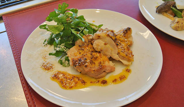 「鶏もも肉 黄金焼 からし風味」