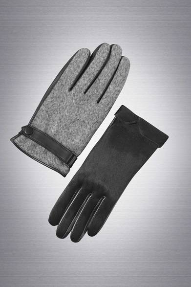 （左）メンズ クローブ　1万2960円、（右）ウィメンズ クローブ　1万9440円<br /><br />カルバン・クライン プラティナム<br />三善産業株式会社<br />Tel. 03-3862-4891<br />