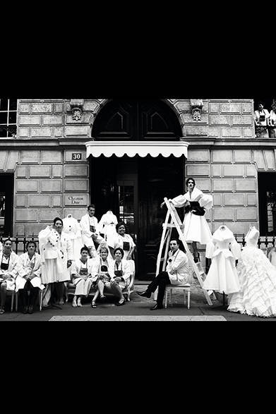 ディオールのアトリエ<br />©Patrick Demarchelier