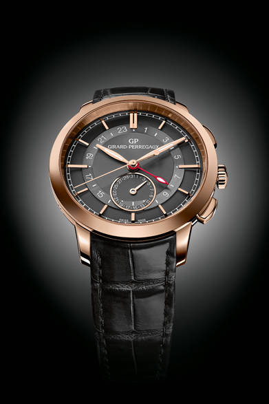 チャコールグレーの文字盤のモデル