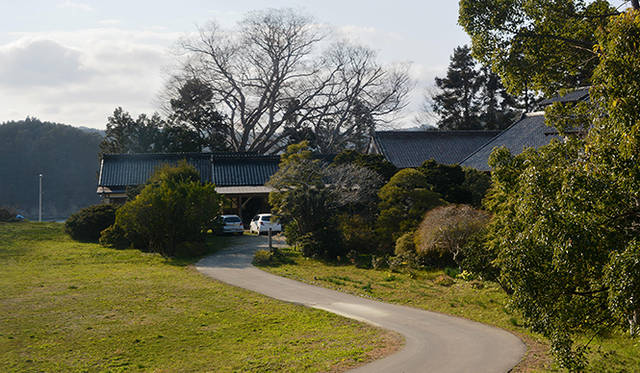 遠くからでも豪奢な建物の風格に圧倒された古舘家の御殿