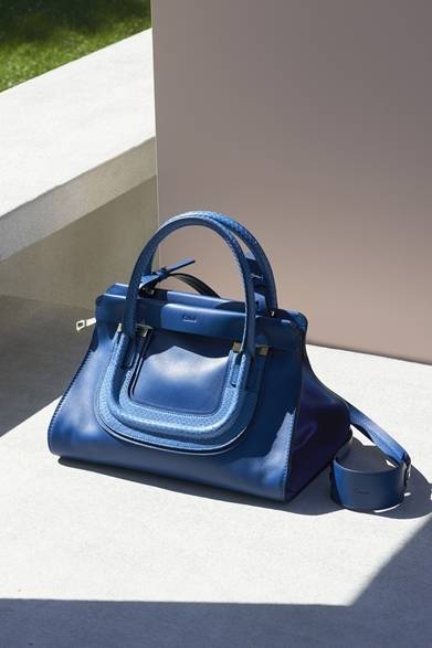 EVERSTON medium double carry bag　ファクトリーブルー　[H35×W34×D22cm]　20万円（税抜）