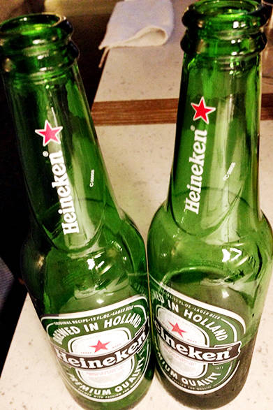 甘いものには目もくれず、とにかくビール