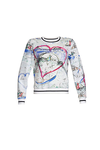 <strong>YOOX.COM｜ユークス・ドットコム</strong>　<br />「MSGM X YOOX」ニット　1万5700円（予定価格）