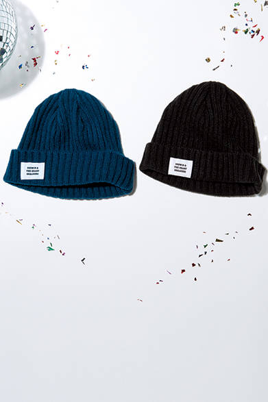 <strong>BEDWIN（ベドウィン）</strong>　ニットキャップ各9720円（ベドウィン／阪急メンズ東京4階『ガラージュ D.エディット』）