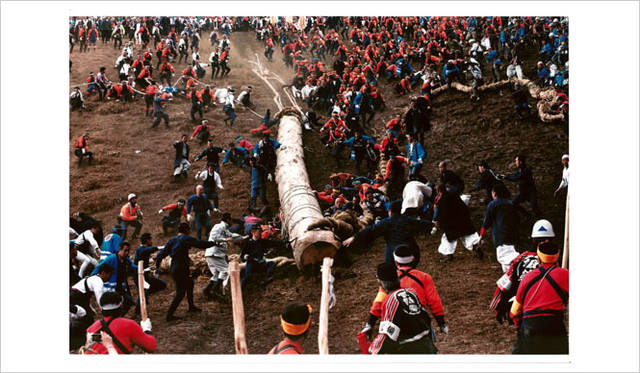 金賞（ドイツ大使館賞）「御柱祭り」 松田庄司