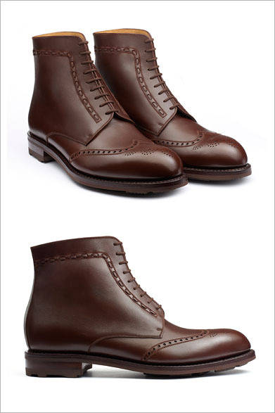 「COUNTRY GENTS（カントリージェンツ）」コレクションのフローラゴルフ ウィングチップ ブーツ 14万5800円