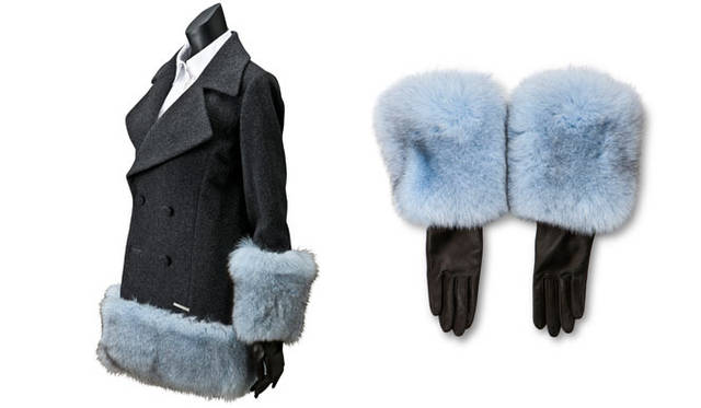 <strong>TOYO KITCHEN STYLE｜トーヨーキッチンスタイル</strong>　「La Couture TOYO KITCHEN STYLE」2014年秋冬デビューコレクション<br>Fur Globe 5万8320円