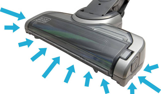 壁際までしっかり掃除できるヘッド設計