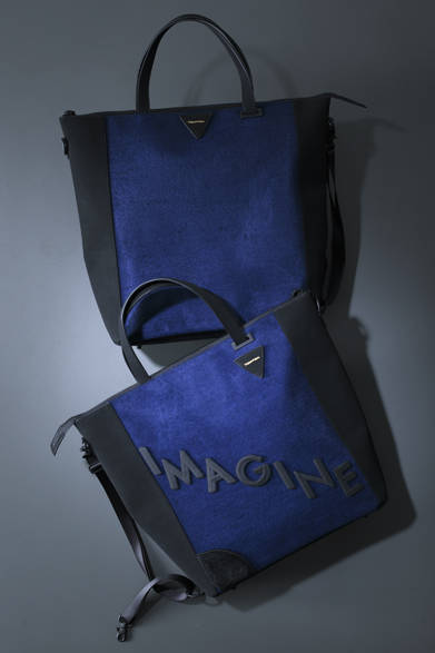 <strong>newneu.（ニューニュー）</strong>　アートピースを使って自由にカスタマイズできるバッグブランド「newneu.」が阪急メンズに期間限定で登場。このトートバッグは、把手（とって）の長さがベルクロのシステムで調整でき、付属のショルダーコードを利用すると背負えるので自転車にも便利。好みのデザインにカスタマイズしたバッグはギフトにもオススメだ。「Neuf（ヌフ）」トートバッグ5万4000円　※アルファベットなどアートパーツは別売り、期間限定販売（ニューニュー／阪急メンズ東京1階）