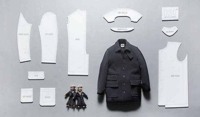 海軍や漁師たちから学んだ現代的マリンコート「R.M.C SEAMANS COAT」7万5600円