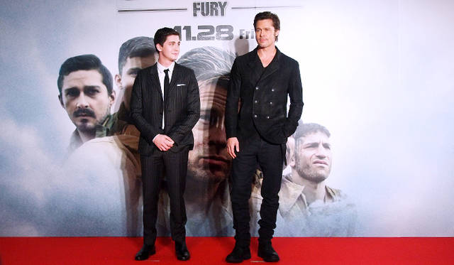 主演のブラッド・ピットとローガン・ラーマンが、11月15日に有楽町マリオンで開催されたジャパンプレミアのレッドカーペットに登場