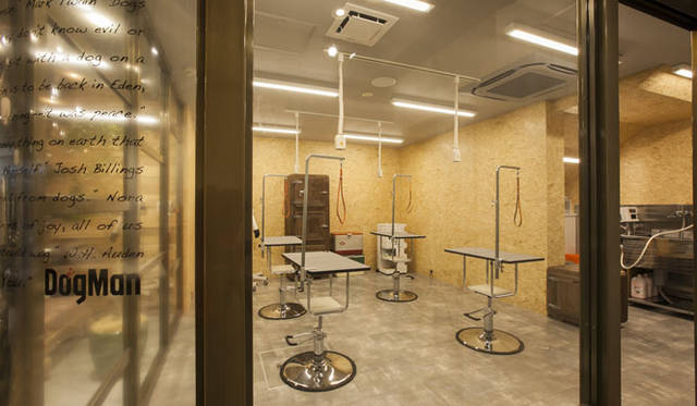 <strong>The TENT｜ザ テント</strong>　江頭重知氏が率いる「DogMan」が監修するトリミング部門。犬たちへの愛情を惜しみなく注ぎ込み、これまでの代官山にない、丁寧で上質なこだわりのトリミングを提案する