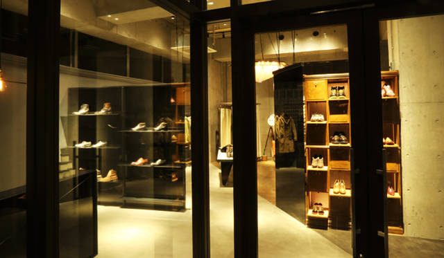 ショップの入口