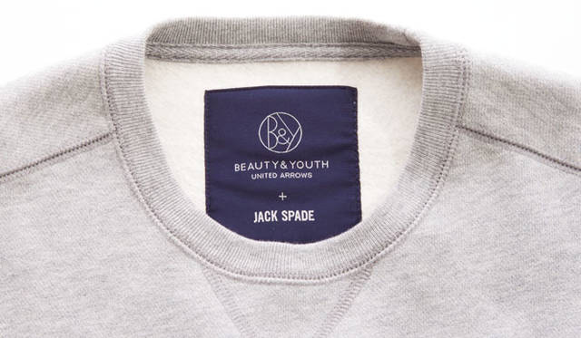 「JACK SPADE for BEAUTY&YOUTH」スウェット1万6200円
