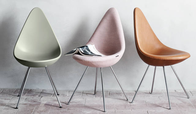 <strong>LIVING MOTIF｜リビング・モティーフ</strong>　アルネ・ヤコブセン「Dropチェア」