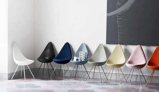 <strong>LIVING MOTIF｜リビング・モティーフ</strong>　アルネ・ヤコブセン「Dropチェア」