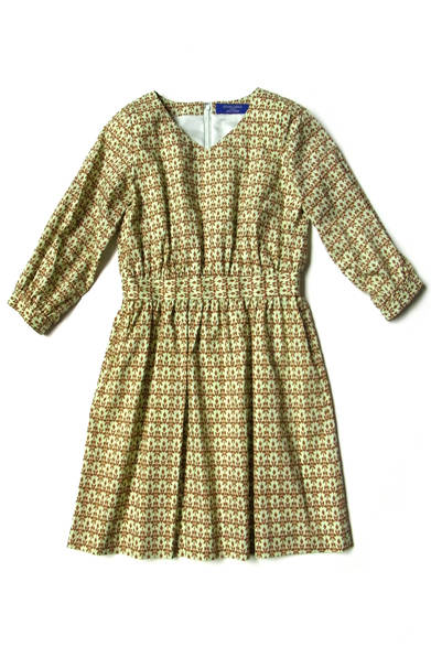 「BEAMS LIGHTS with MIC*ITAYA」 2014-15 AUTUMN&WINTER COLLECTION<br />WOMENS DOUBLE DOVE GATHER ONEPIECE 1万9440円