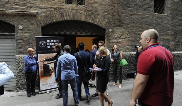 ボローニャでかつて工房があった場所