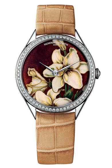 ケース｜ホワイトゴールド<br />直径｜37mm<br />ムーブメント｜手巻き<br />ブレスレット｜ワニ革製<br />防水｜30m<br />