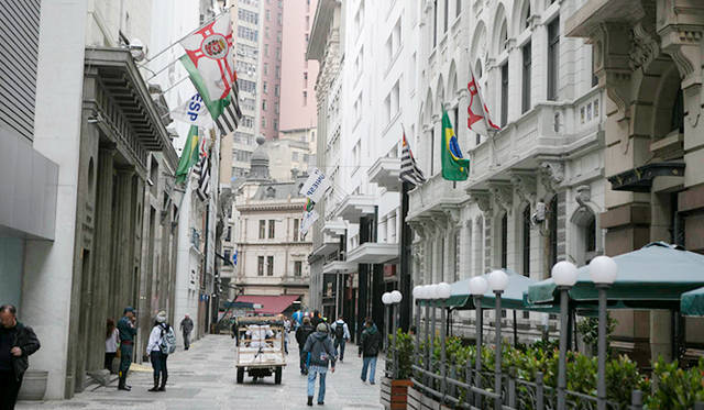 その昔、コーヒーの取引が行われていたサンパウロの旧市街