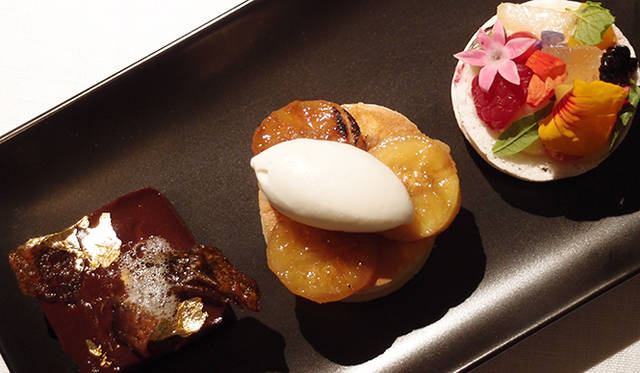 今回の旅からインスピレーションをうけてネスプレッソのために考案したカフェ・グルマン「From Cherry to Cup(チェリーから、一杯のコーヒーとなるまで)」