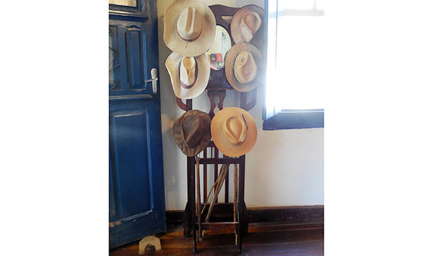 一日中日差しを受ける農園では、帽子が必須