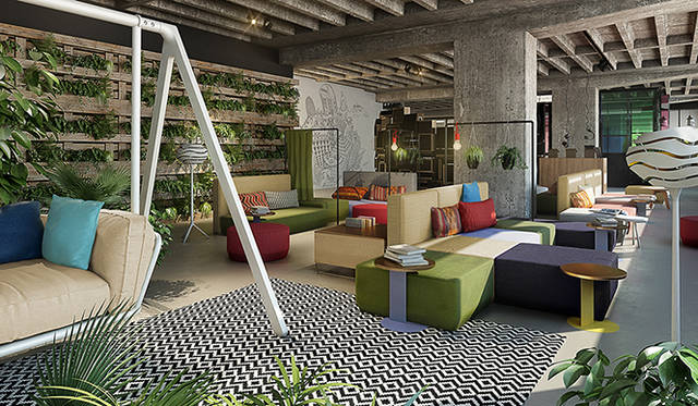 1. ドイツ・ベルリン「25Hours Hotel Bikini Berlin」