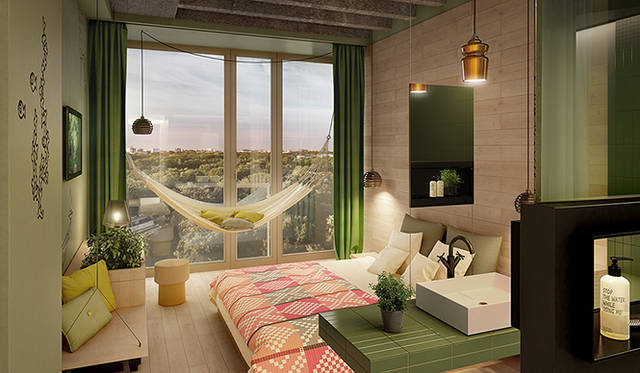 1. ドイツ・ベルリン「25Hours Hotel Bikini Berlin」