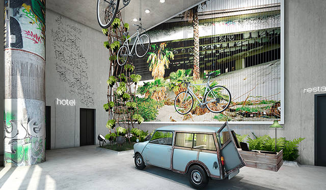 1. ドイツ・ベルリン「25Hours Hotel Bikini Berlin」