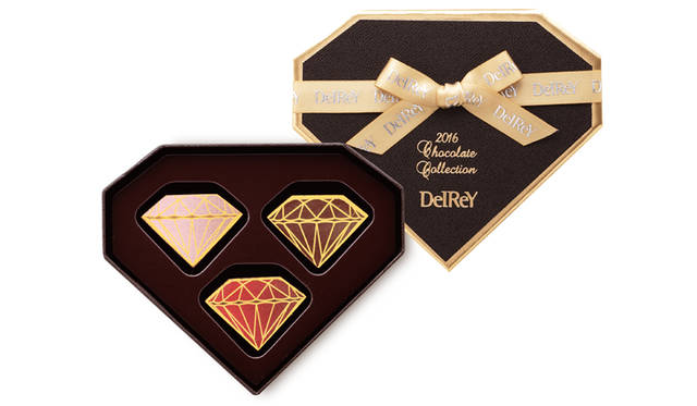 「デルレイ ダイヤモンドBOX 3個入」1944円（税込。2016年1月下旬発売予定）