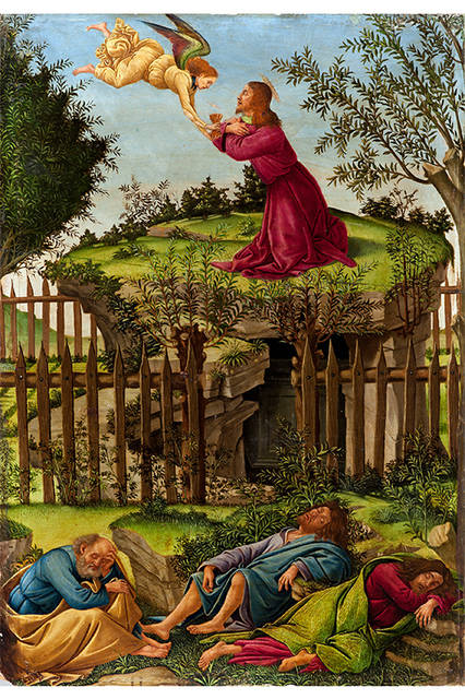 オリーブ園の祈り サンドロ・ボッティチェリ グラナダ、王室礼拝堂Archivo fotográfico de la Capilla Real de Granada