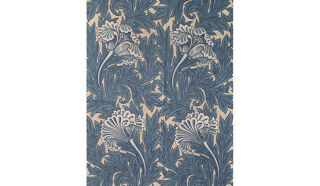 ウィリアム･モリス《チューリップ》1875年頃、個人蔵