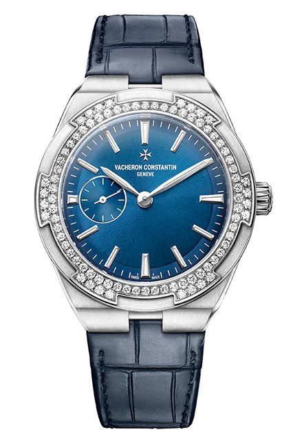 <strong>オーヴァーシーズ・スモールモデル</strong><br />ケース｜ステンレススチール、ベゼルに84個のダイヤモンドをセット<br />直径｜37mm<br />厚さ｜10.8mm<br />ムーブメント│自動巻き（Cal.5300）<br />機能｜日付表示<br />防水│15気圧<br />ストラップ│ステンレススチール（ラバーストラップとアリゲーターストラップ付属）<br />発売時期│2016年6月予定<br />価格│310万円